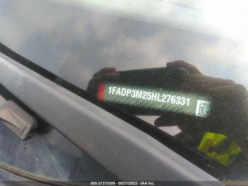 2017 FORD FOCUS SEL - 1FADP3M25HL276331