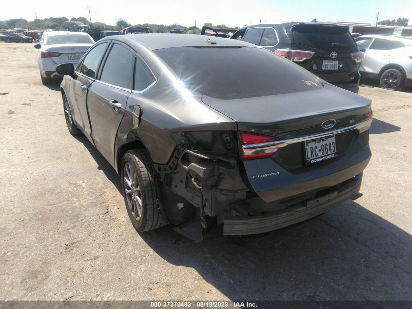 2017 FORD FUSION SE - 3FA6P0H74HR196288