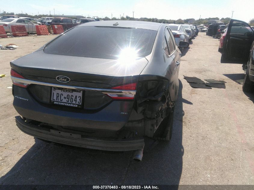 2017 FORD FUSION SE - 3FA6P0H74HR196288