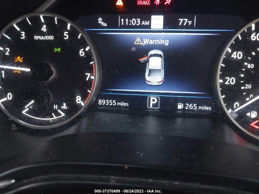 2020 NISSAN MAXIMA SV - 1N4AA6CV5LC369361