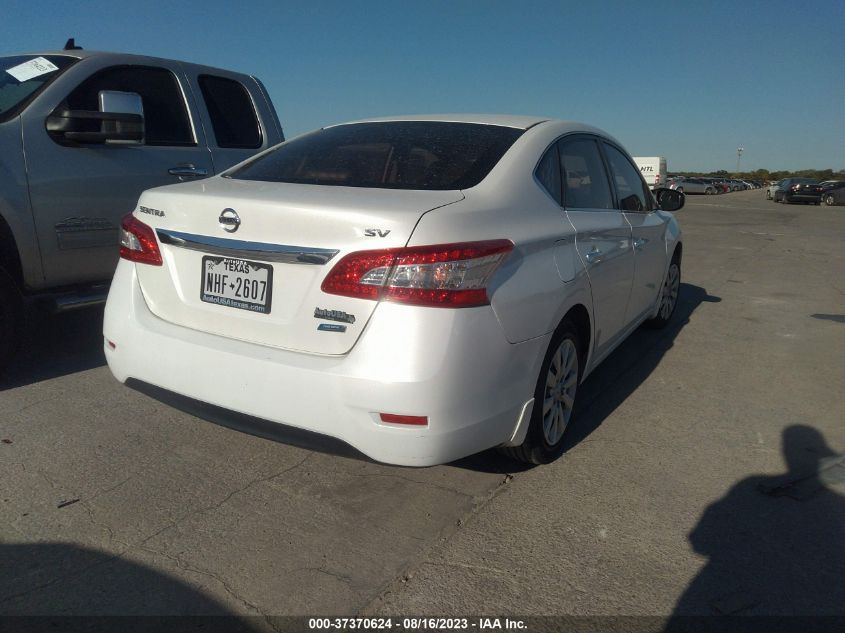 2014 NISSAN SENTRA S/FE+ S/SV/FE+ SV/SR/SL - 3N1AB7APXEL647151
