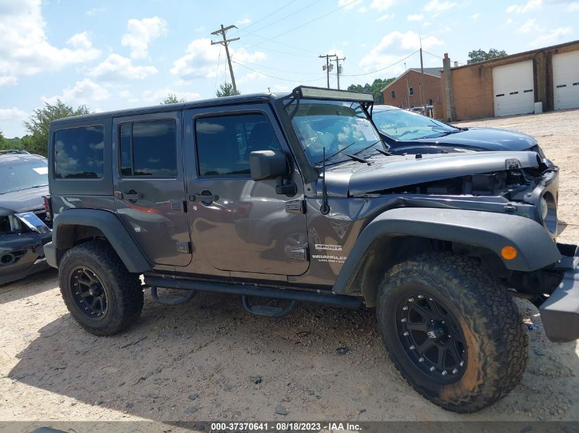 2014 JEEP WRANGLER UNLIMITED SPORT - 1C4BJWDG3EL231870