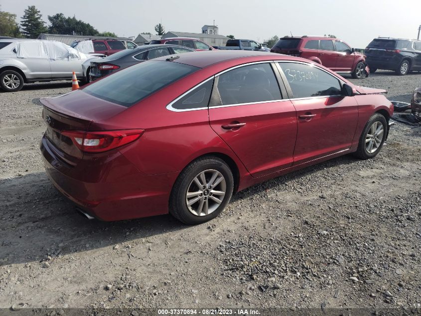 2015 HYUNDAI SONATA 2.4L SE - 5NPE24AF5FH066758