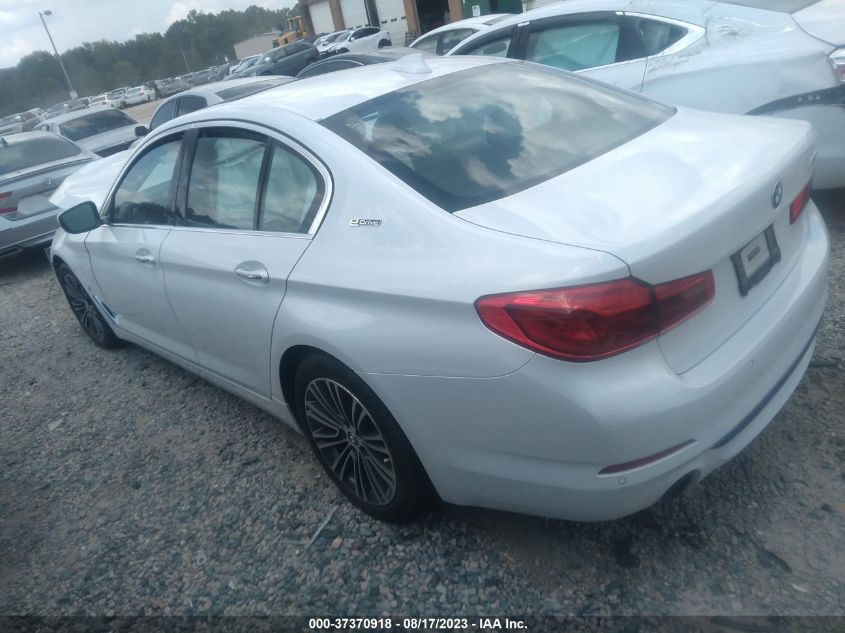 2018 BMW 530E XDRIVE IPERFORMANCE WBAJB1C53JB374259