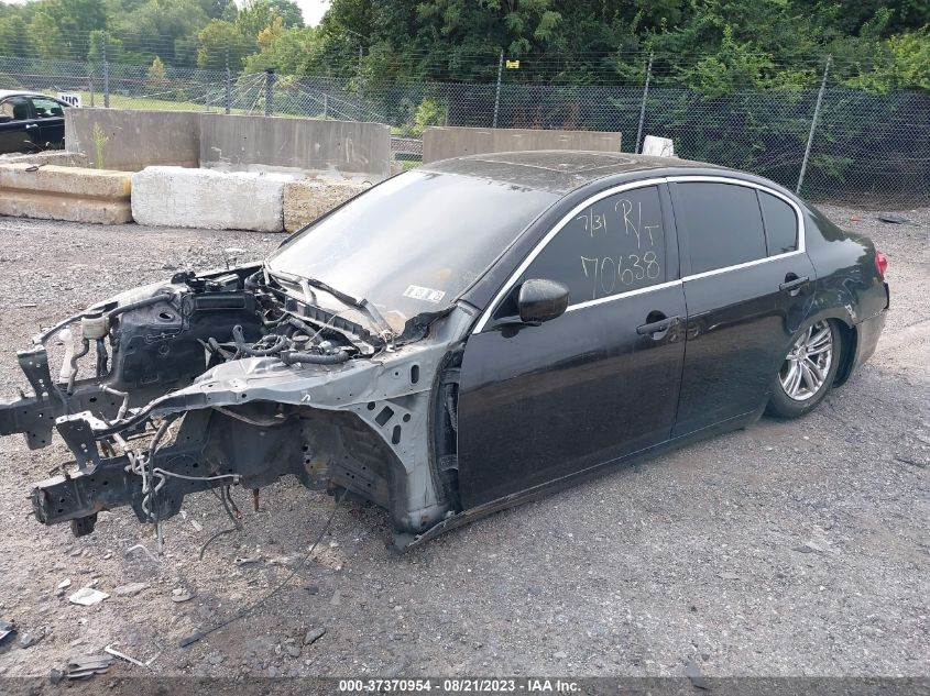 2013 INFINITI G37 SEDAN X JN1CV6AR3DM752517