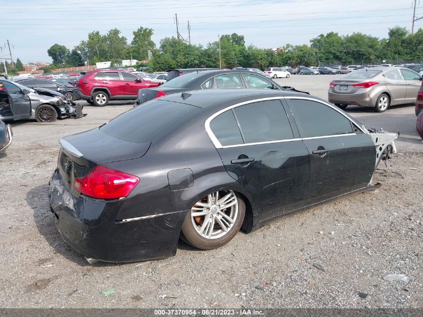 2013 INFINITI G37 SEDAN X JN1CV6AR3DM752517