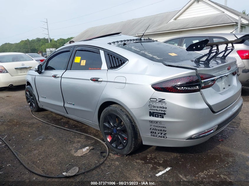 VIN 3FA6P0LUXHR314373 2017 FORD FUSION HYBRID SE