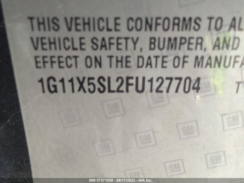 2015 CHEVROLET IMPALA LS - 1G11X5SL2FU127704