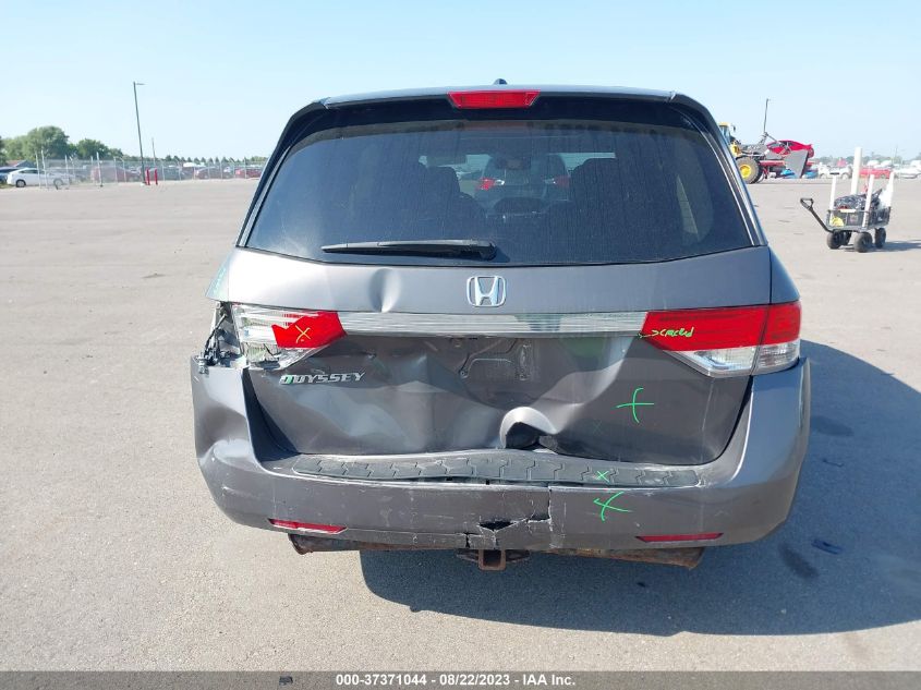 2016 HONDA ODYSSEY EX-L - 5FNRL5H60GB128867