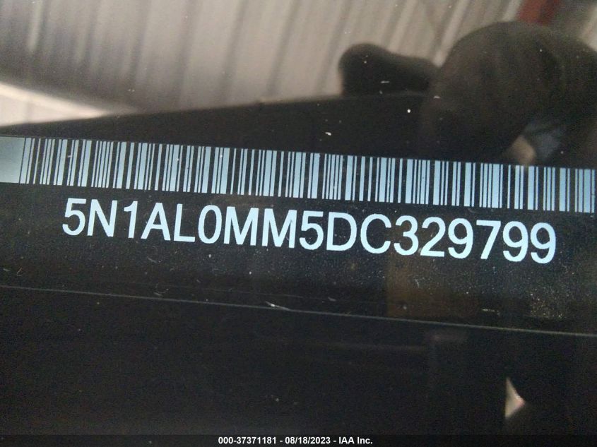 2013 INFINITI JX 5N1AL0MM5DC329799