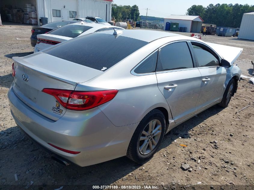 2017 HYUNDAI SONATA SE - 5NPE24AF0HH490612