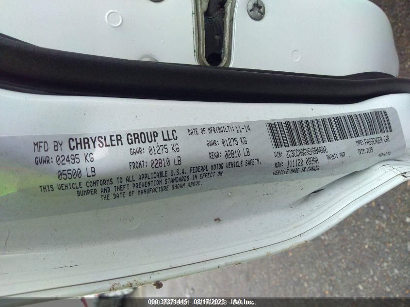 2014 CHRYSLER 300 - 2C3CCAGGXEH384602
