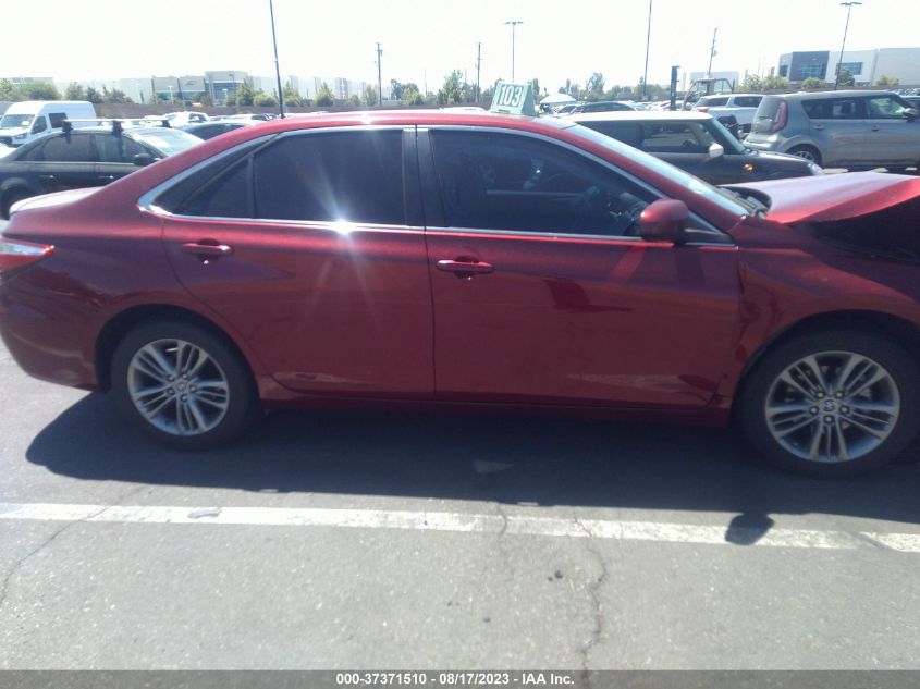 2015 TOYOTA CAMRY SE - 4T1BF1FK9FU932622