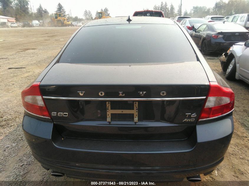 2013 VOLVO S80 T6 YV1902AH2D1173410