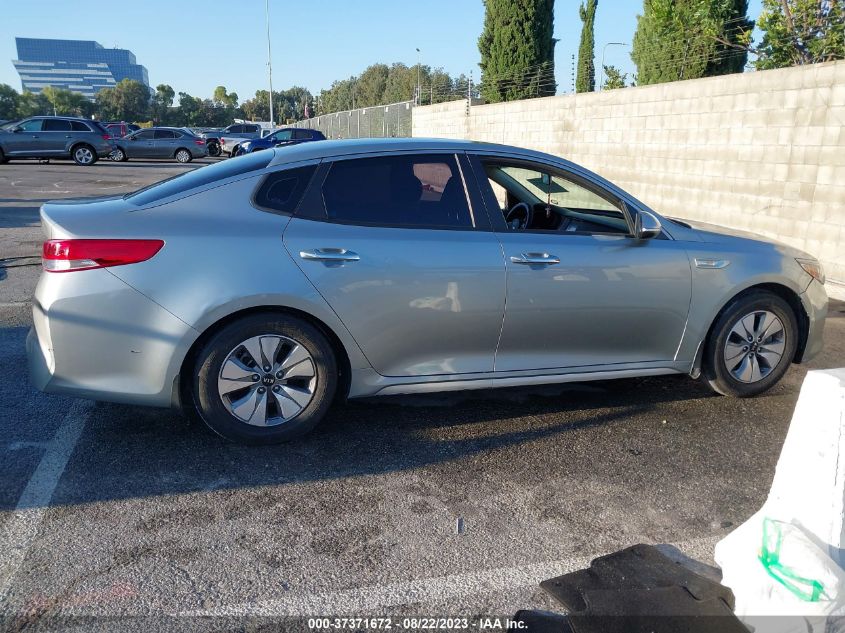 2017 KIA OPTIMA HYBRID BASE - KNAGT4LE4H5012913