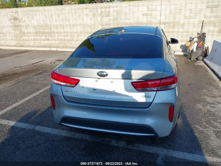 2017 KIA OPTIMA HYBRID BASE - KNAGT4LE4H5012913