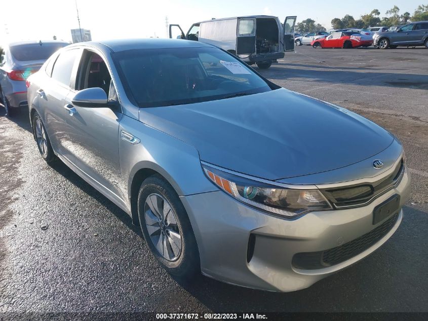 2017 KIA OPTIMA HYBRID BASE - KNAGT4LE4H5012913