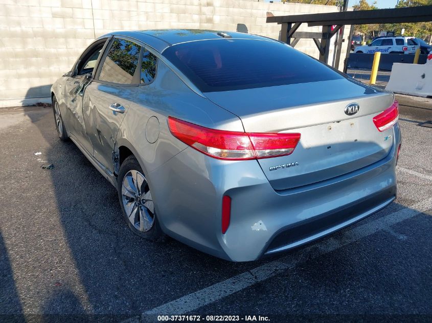 2017 KIA OPTIMA HYBRID BASE - KNAGT4LE4H5012913