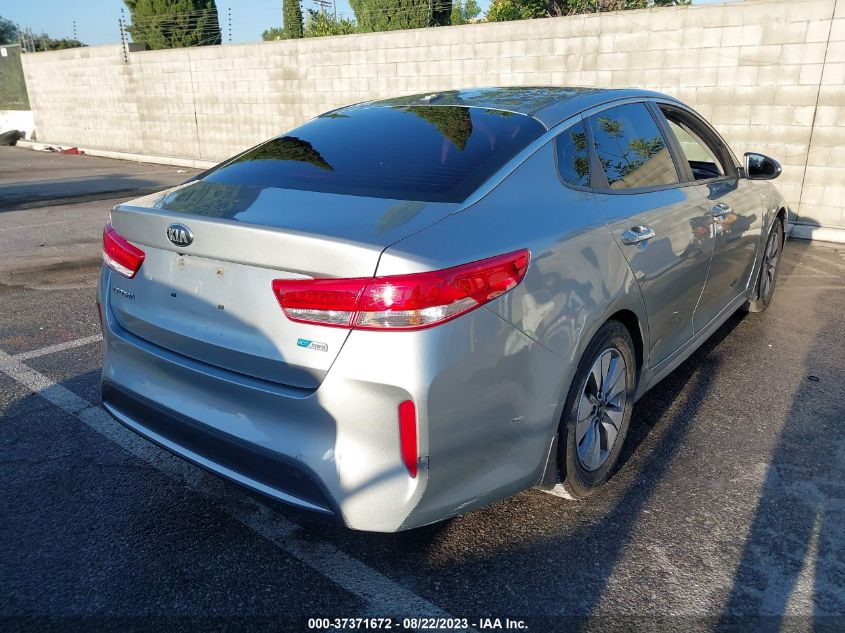 2017 KIA OPTIMA HYBRID BASE - KNAGT4LE4H5012913
