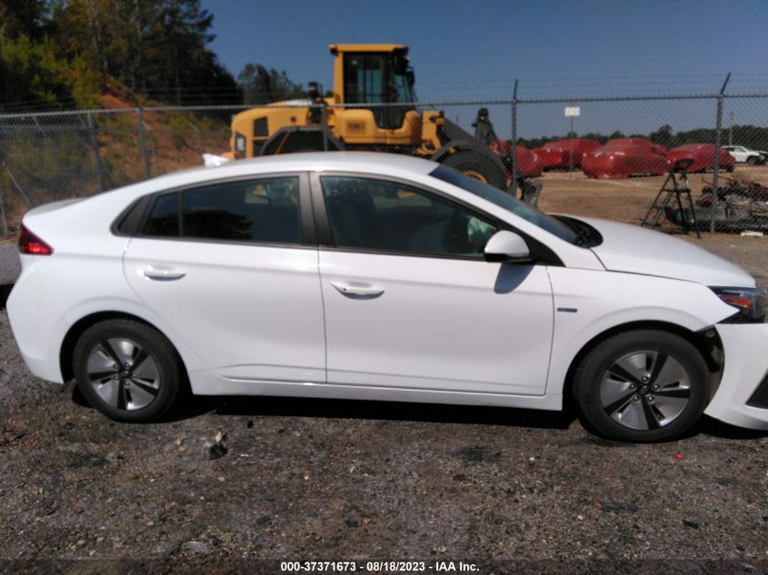 2019 HYUNDAI IONIQ HYBRID BLUE - KMHC65LC8KU144952