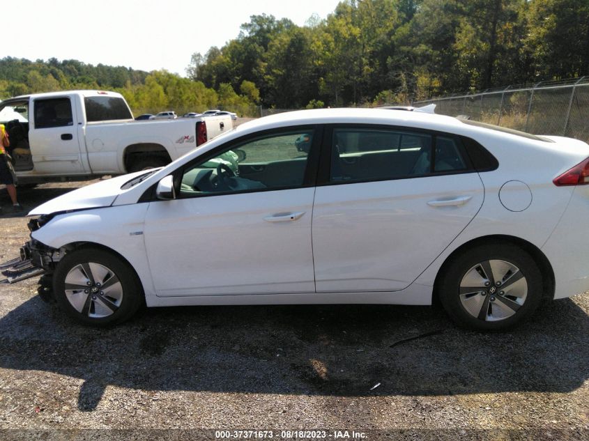 2019 HYUNDAI IONIQ HYBRID BLUE - KMHC65LC8KU144952