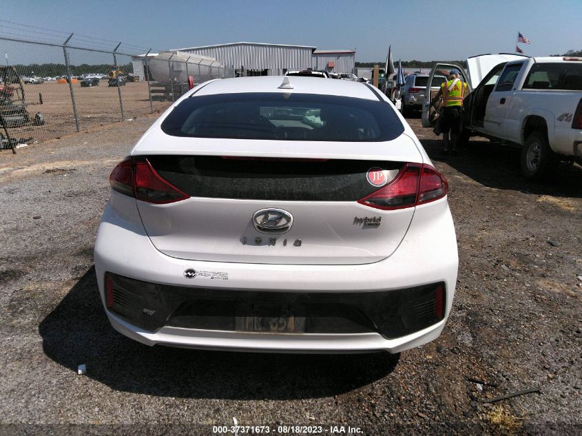 2019 HYUNDAI IONIQ HYBRID BLUE - KMHC65LC8KU144952