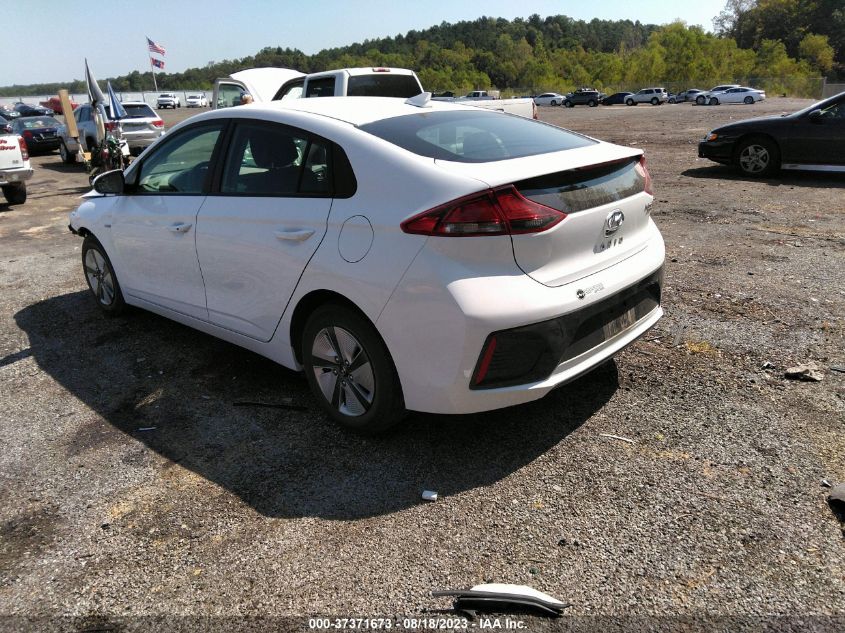 2019 HYUNDAI IONIQ HYBRID BLUE - KMHC65LC8KU144952