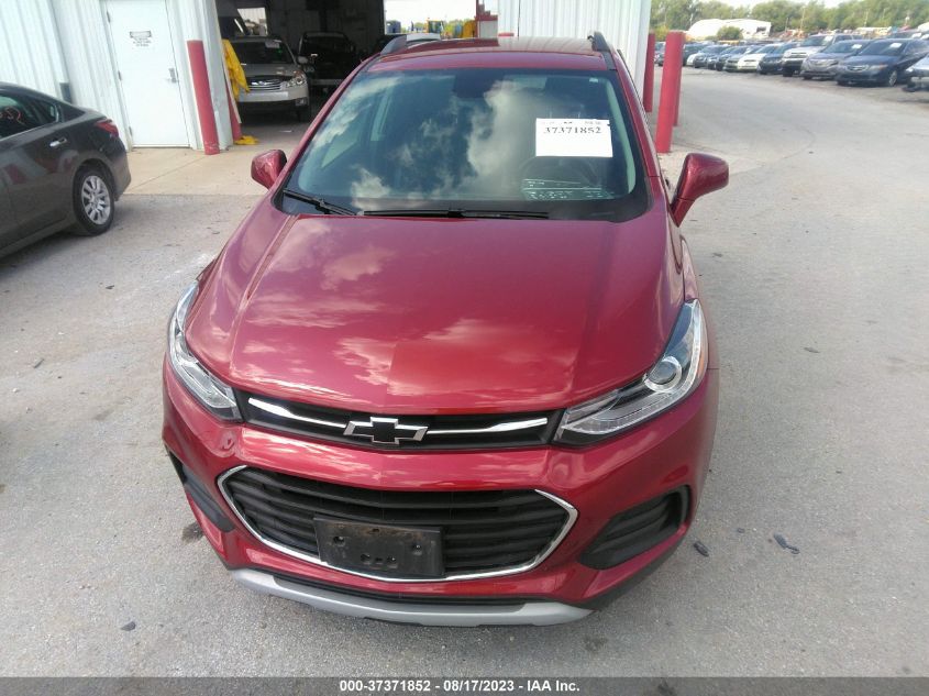 2019 CHEVROLET TRAX LT - 3GNCJLSB6KL237194