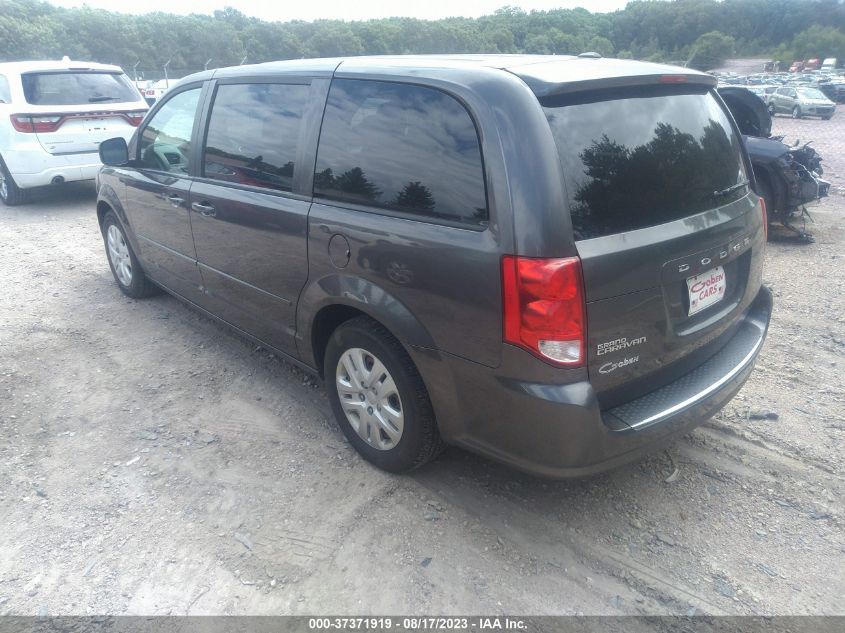 2016 DODGE GRAND CARAVAN SE - 2C4RDGBG3GR143166