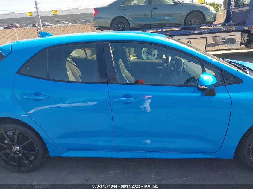 2019 TOYOTA COROLLA HATCHBACK SE/XSE JTNK4RBE3K3041102