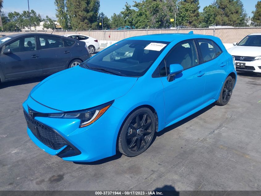 2019 TOYOTA COROLLA HATCHBACK SE/XSE JTNK4RBE3K3041102