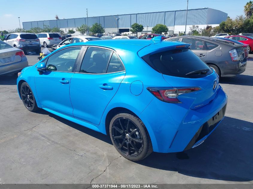 2019 TOYOTA COROLLA HATCHBACK SE/XSE JTNK4RBE3K3041102