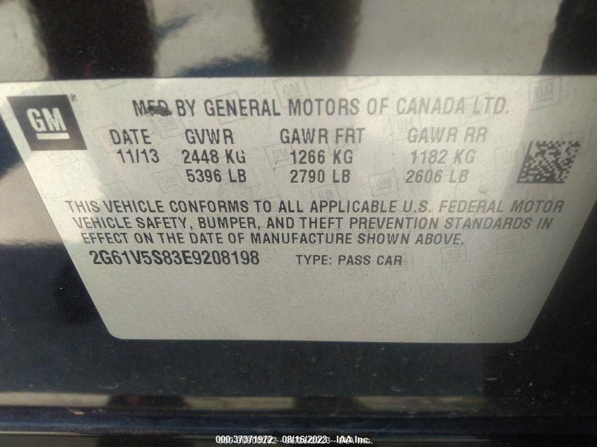 2014 CADILLAC XTS PREMIUM - 2G61V5S83E9208198