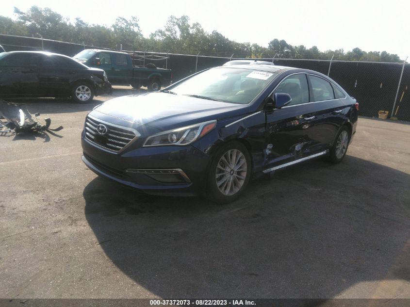 2015 HYUNDAI SONATA 2.4L LIMITED - 5NPE34AFXFH018668