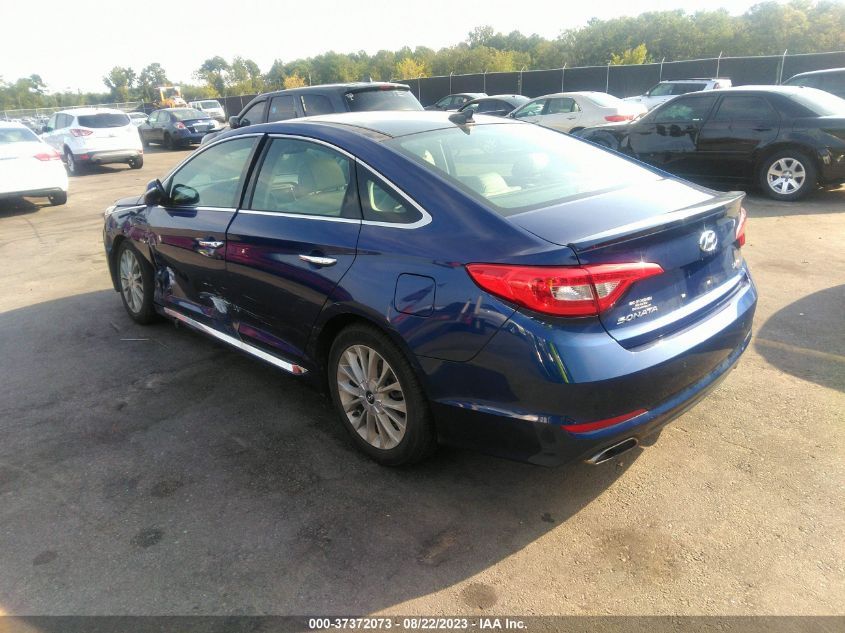 2015 HYUNDAI SONATA 2.4L LIMITED - 5NPE34AFXFH018668