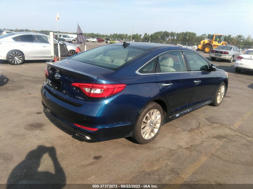 2015 HYUNDAI SONATA 2.4L LIMITED - 5NPE34AFXFH018668