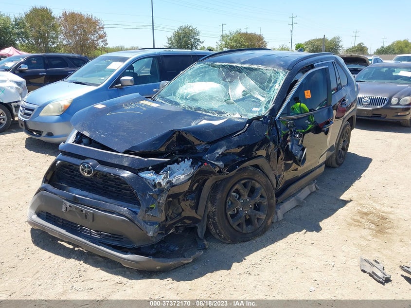 VIN 2T3H1RFV2MC166031 2021 TOYOTA RAV4 LE