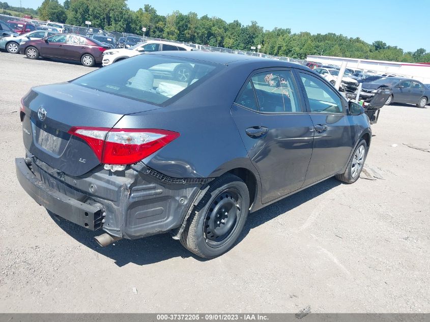 2016 TOYOTA COROLLA L/LE/S/S PLUS/LE PLUS - 2T1BURHE1GC652191