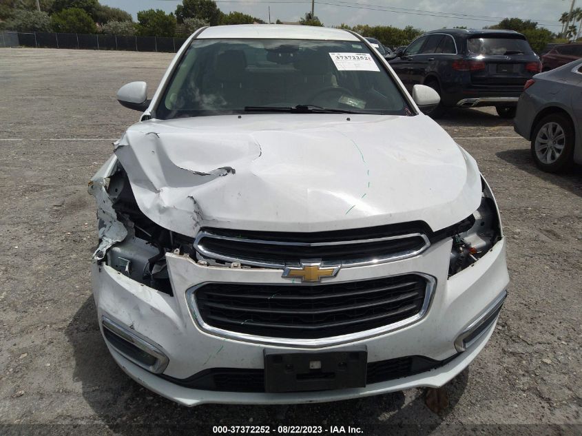 2015 CHEVROLET CRUZE LT - 1G1PE5SB4F7292000