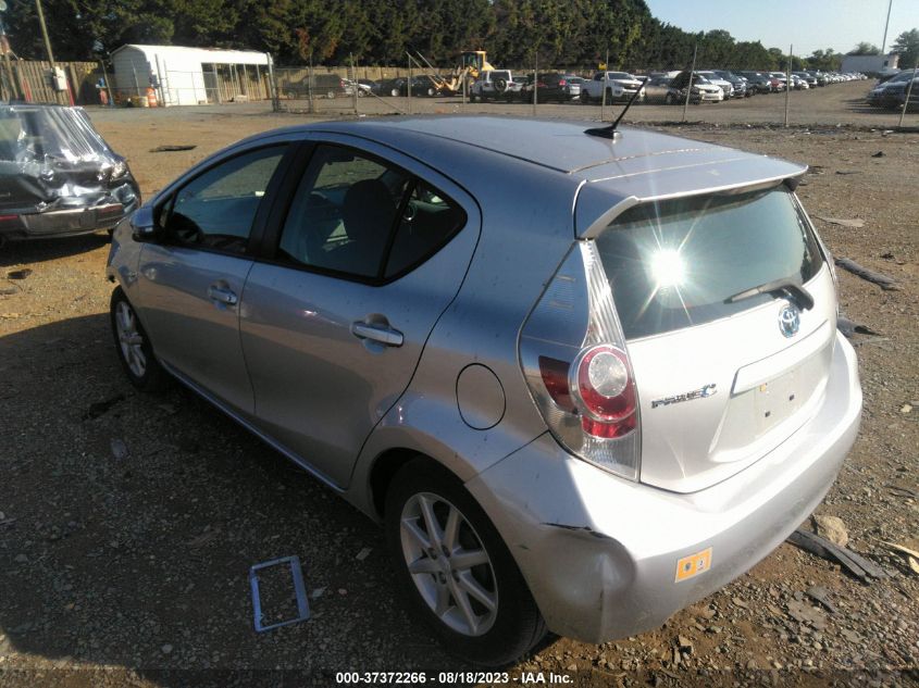 2014 TOYOTA PRIUS C ONE/THREE/TWO/FOUR - JTDKDTB31E1068329