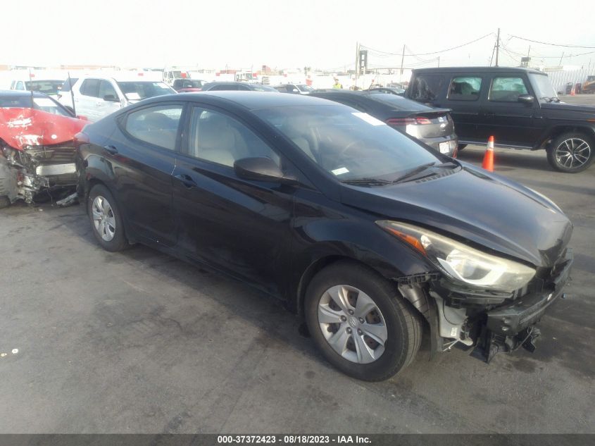 2016 HYUNDAI ELANTRA SE - 5NPDH4AE6GH711131