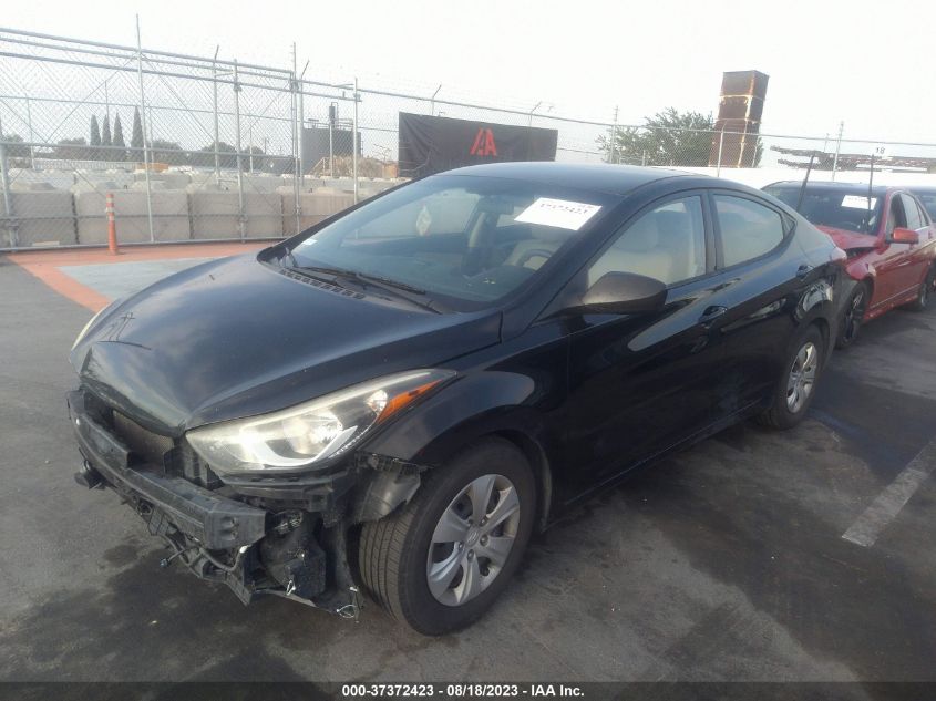 2016 HYUNDAI ELANTRA SE - 5NPDH4AE6GH711131