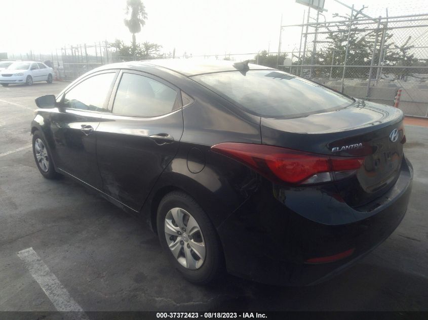 2016 HYUNDAI ELANTRA SE - 5NPDH4AE6GH711131