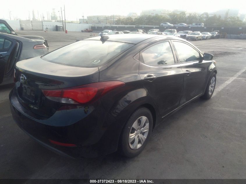2016 HYUNDAI ELANTRA SE - 5NPDH4AE6GH711131