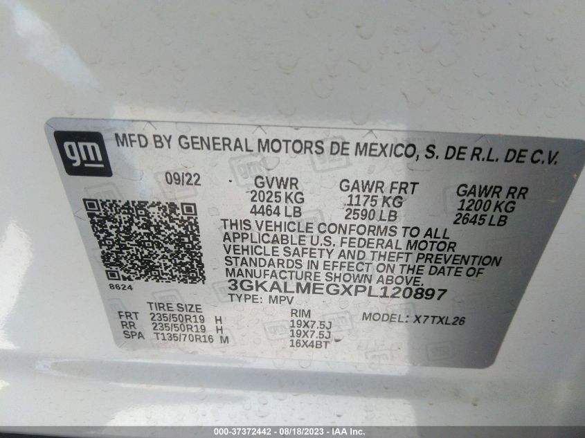 3GKALMEGXPL120897 GMC Terrain SLE 9