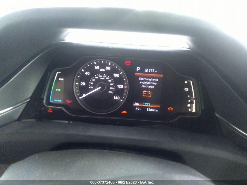 2020 HYUNDAI IONIQ HYBRID BLUE - KMHC65LC0LU207785