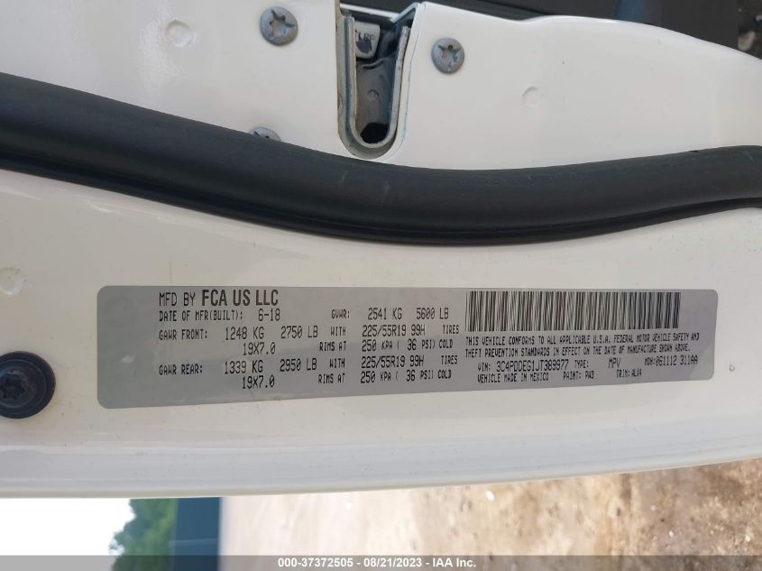 2018 DODGE JOURNEY GT - 3C4PDDEG1JT389977