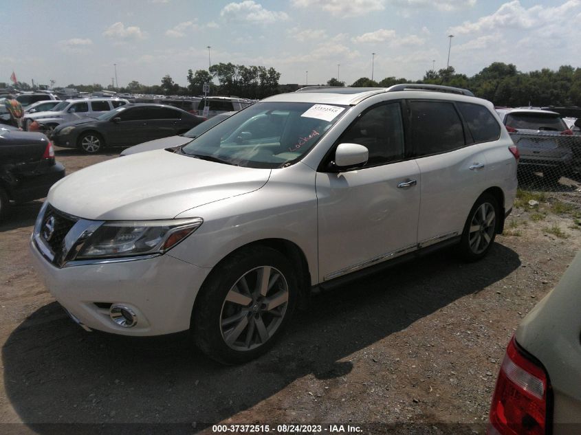 2016 NISSAN PATHFINDER PLATINUM - 5N1AR2MN3GC623791
