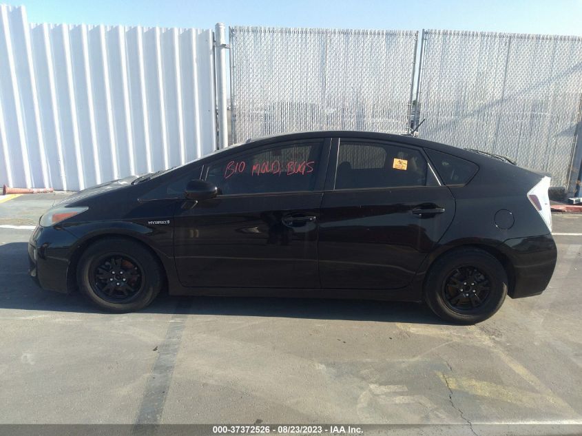 2013 TOYOTA PRIUS ONE/TWO/THREE/FOUR/FIVE - JTDKN3DU8D5544313