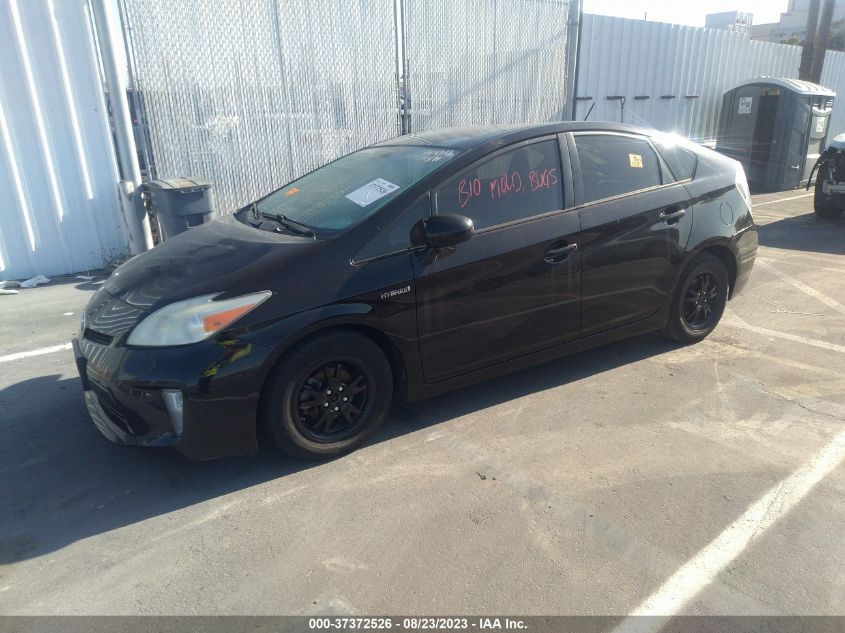 2013 TOYOTA PRIUS ONE/TWO/THREE/FOUR/FIVE - JTDKN3DU8D5544313